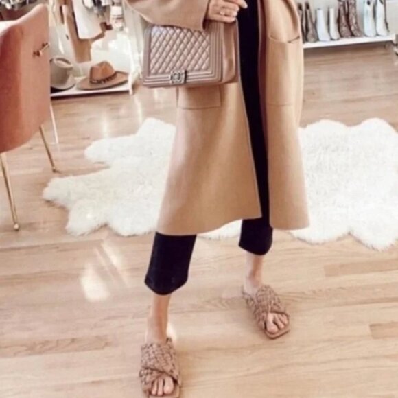 Steve Madden Nude Tan Braided Marina Flat Sandal 6 NEW - Picture 2 of 8